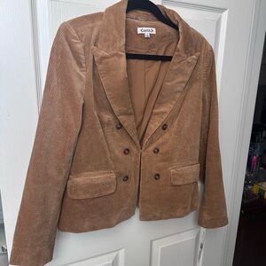 Nanette Lepore Brown Corduroy Blazer
